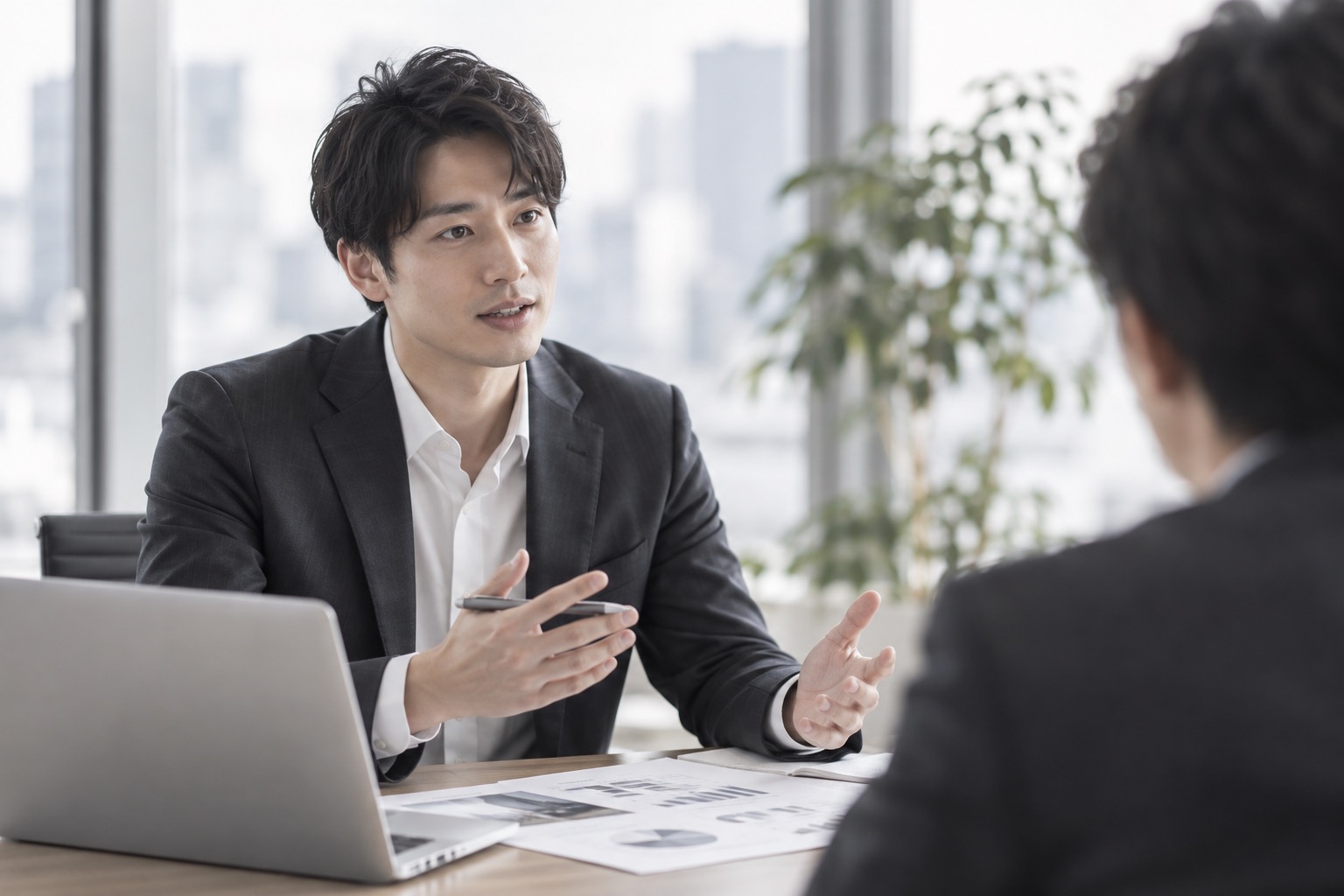 営業の打ち合わせのイメージ